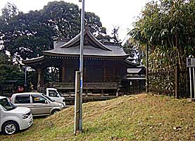 武蔵國二宮神社拝殿左側面