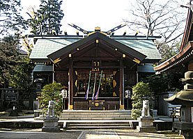 西台天祖神社拝殿正面