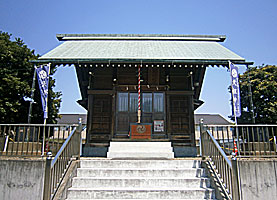 西小松川天祖神社拝殿近景正面