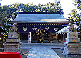 武蔵新田神社拝殿正面