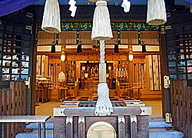 武蔵新田神社拝所