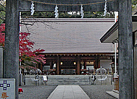 東京乃木神社拝殿遠景