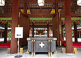 東京乃木神社拝所