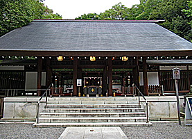 東京乃木神社拝殿近景正面