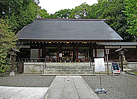 東京乃木神社拝殿正面