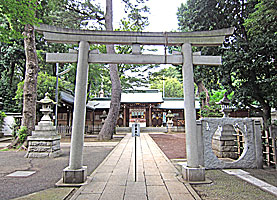 荻窪八幡神社二ノ鳥居と祓門