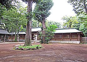 荻窪八幡神社回廊外観