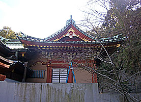 王子稲荷神社本殿左側面