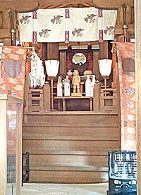 大森鷲神社拝殿内部