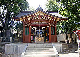 女塚神社拝殿正面