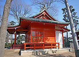 武蔵一宮小野神社拝殿左側面