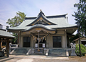 大島愛宕神社拝殿左より
