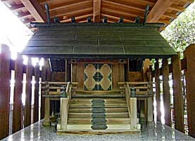 小石川太田神社社殿近景正面