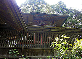 青梅住吉神社本殿左側面