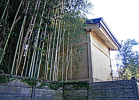 鷺宮八幡神社本殿左側面