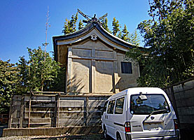 鷺宮八幡神社本殿右側面