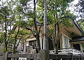 猿江神社拝殿近景左より