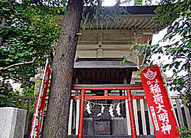 猿江神社本殿背面
