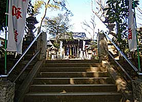 千束八幡神社（洗足池八幡宮）石段