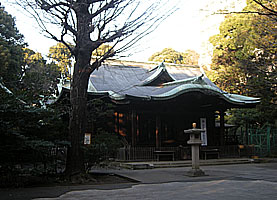 渋谷氷川神社拝殿