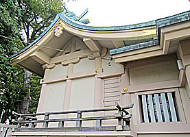 志茂熊野神社本殿側面