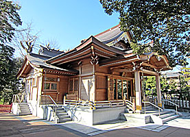新宿日枝神社社殿全景