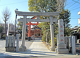 新宿日枝神社社頭