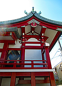 葛飾篠原稲荷神社本殿左側面