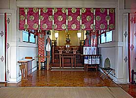 駒込妙義神社拝殿内部
