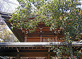 下谷神社本殿右側面
