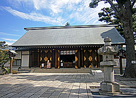 東京松蔭神社拝殿左より