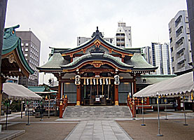 東京水天宮拝殿遠景