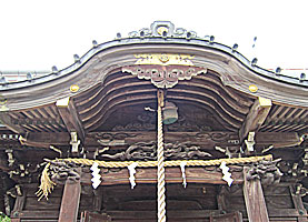 隅田川神社拝殿彫刻