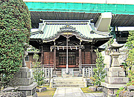 隅田川神社拝殿正面