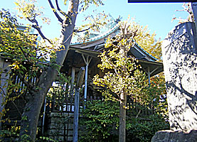 葛西川白髭神社本殿左側面