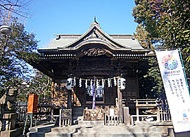 立川熊野神社拝殿正面
