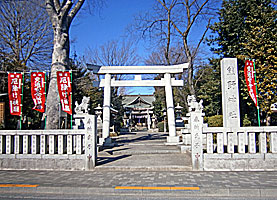 立川熊野神社社頭