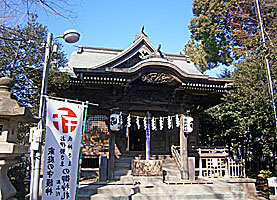 立川熊野神社拝殿右より