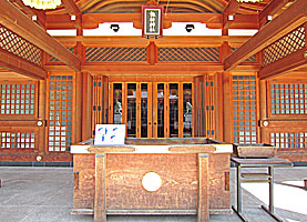 立川諏訪神社拝所
