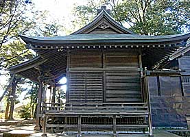 田柄愛宕神社拝殿左側面