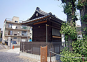 高田姫稲荷神社社殿右背面
