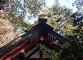 高松八幡神社本殿千木