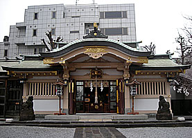高輪神社拝殿