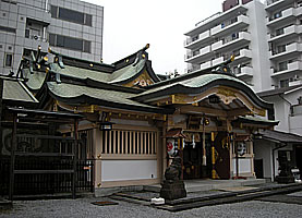 高輪神社拝殿