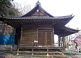 八王子高尾氷川神社拝殿右側面