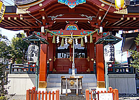 多摩川諏訪神社拝所