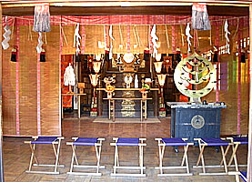 玉姫稲荷神社拝殿内部