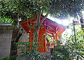 柳島太郎稲荷神社社殿右側面