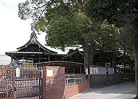 立石熊野神社社殿側面