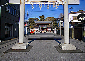 立石熊野神社参道